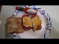 MINI SQUARE CAST IRON TOAST EGG and SPAM PART 5  #shorts