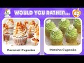 Would You Rather...? Gold vs Green 🍕🥗 | Food Quiz | Daily Quiz