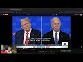 PRESIDENTIAL DEBATE Trump vs Biden