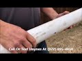 Yard Water Drainage Correction Contractor Discusses Why Certain Piping Is Used - McKinney Collin Cty