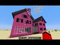 NOOB vs PRO: MODERN PINK GIRL HOUSE Build Challenge In Minecraft!