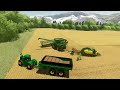 Upgrade Equipment to Revamp Grain Harvesting Strategy | American Falls Farm | FS 22 | Timelapse #31