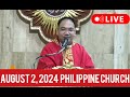 QUIAPO CHURCH LIVE MASS TODAY REV FR HANS MAGDURULANG AUGUST 2,2024