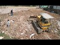 First  new project with best pushing skill bulldozer clearing land