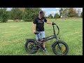THIS EBIKE IS A BEAST - JASION X-HUNTER FOLDABLE FAT TIRE  EBIKE REVIEW