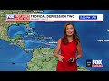 Tropical depression forms in Atlantic Basin