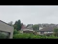 Strange trumpet like sounds coming from the sky in Swansea, Wales, UK.