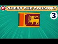 Can You Guess the Country by Flag 🚩? Guess the 51 Countries Flag Quiz | Easy Version