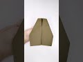 Best paper plane ( fly so long ) #shorts #paperplane #plane