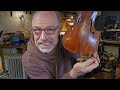 For 20 years he played his violin not knowing how much better it could be - Re-repaired crack and...