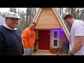 Overnight in Micro A-Frame Cabins!