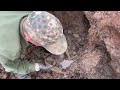 КОП ПО ВОЙНЕ №19. Раскопки глубокого блиндажа/ excavation of a deep dugout.