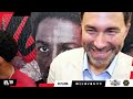 WORLD EXCLUSIVE - Eddie Hearn & Shakur Stevenson DISCUSS 3 Fight PLAN/ TANK DAVIS & BOOTS ENNIS WIN