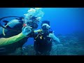 Diving with Caleb for the first time