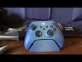 Xbox aquashift controller unboxing and charging stand (dual video)