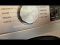 Samsung WF45R6100AC/US front load washer WEIRD no-spin setting