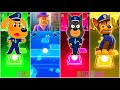 Sheriff Labrador & PAW Patrol - Sheriff Labrador 🆚 Ryder 🆚 Officer Dobermann 🆚 Chase 🎶 Tiles Hop