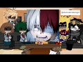 Past MHA react to shoto todoroki || NO SHIPS