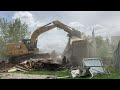 Nice little house demolished by a nice little excavator