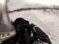 Snowmobiling on the creek  with some friends on my Nytro