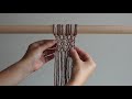 DIY Macrame Tutorial: June Series - Working with Colour! Ep. 3 - Square Knot Pattern!
