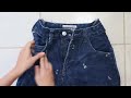 The Best Way to Downsize Jeans - DIY