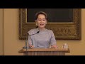 Aung San Suu Kyi at Charles University