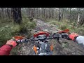 More wet riding in Wombat KTM 350 EXC-f x2 Wr250F 2/3