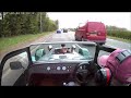 Part 1 Caterham 7 1.4 K-series driving around Altrincham and Knutsford 13th April 2021