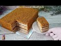 The fastest and most delicious HONEY CAKE without rolling out cakes! It turns out 100%!