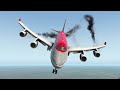 Hero B747 Pilot Saves All Passengers Lives With This Emergency Landing | XP11