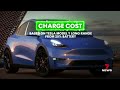 Electric and petrol cars have gone head-to-head in a test run | 7 News Australia