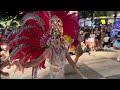 Samba Street dancers parading on the Cairns Festival.