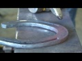 Pulling a Clip on a Handmade Horseshoe