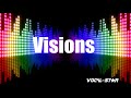 Visions - Cliff Richard - (Karaoke Version With Lyrics) | Vocal Star Karaoke