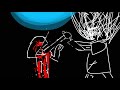 MY AU Fusionmix!tale sans fight || Flipaclip animation || Undertale AU