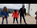 Funny dancing lesson by a talented school girl. Quick improvement.