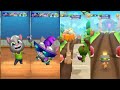 Talking Tom Gold Run 2 Tom vs Cyber Tom vs Dino Ginger vs Roman Tom vs Roy Raccoon Gameplay