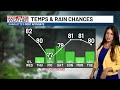 Increasing clouds will be followed by increasing rain chances