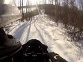 GoPro HD Yamaha Nytro spring sledding in the hills