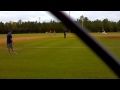 John gets a RBI hit. Holly Springs Baseball Fall 2012