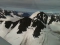 Flying over Eagle Glacier in Alaska