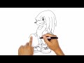 How to Draw Knuckles | Sonic the Hedgehog