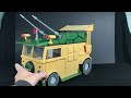 TMNT NECA Fred Wolf Turtle Van Toy Review and Discussion Part 2 Teenage Mutant Ninja Turtles