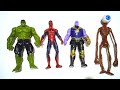 Merakit Mainan Spider-Man, Siren Head, Hulk Smash, Thanos Avengers  Superhero Toys