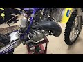 How to remove the engine from Dirt bike. Rebuild  yamaha yz125  part 1.