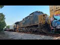 CSX SD70MAC 4720 Leads a Long M515 on the S&NA North Sub in College Grove, TN