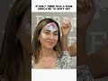 rainbow mermaid magic face paint tutorial #shorts