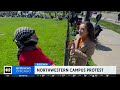 Pro-Palestinian protesters demand that Northwestern divest from Israeli interests