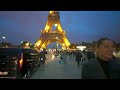 Paris After dark💃Paris, France Night Walking Tour in Autumn - Sep 2022 [4K HDR]